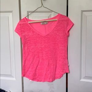 Hot pink t-shirt